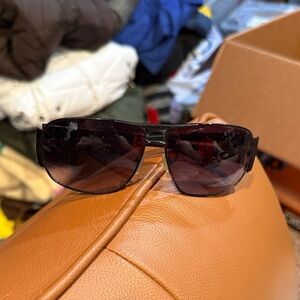 Guess Aviator Black Sunglasses